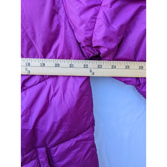A New Day Coat Puffer Jacket Large Magenta Pink Full Zip Water Resistant Winter - Picture 8 of 11
